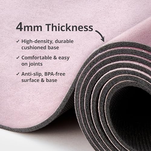 Premium Yoga Mat: 4mm Rose Hombre, Anti-Slip, Cushioned