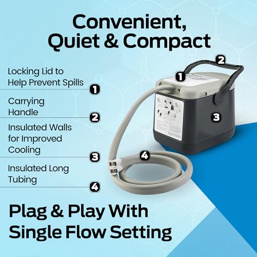 Ossur Cold Rush Compact Therapy Machine with Knee Pad