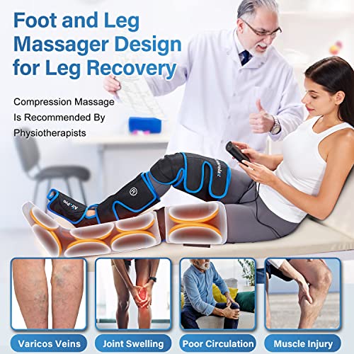 Leg Massager with Cold Therapies and Sequential Compression