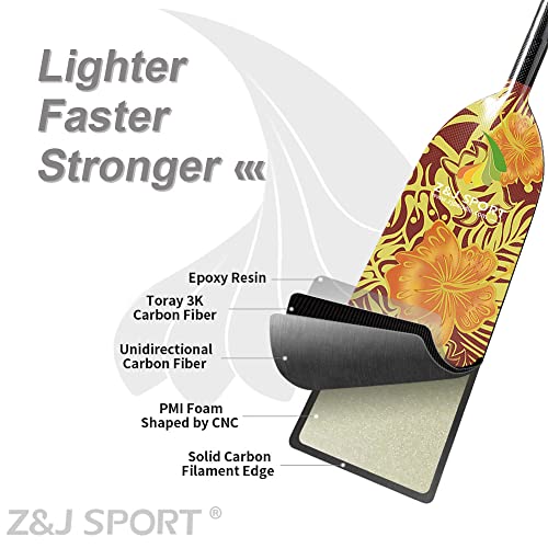 Z&J SPORT Dragon Boat Carbon Fiber Paddle VIP Shopper