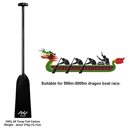 YUZIZ Carbon Dragon Boat Paddle, IDBF Approved (50")