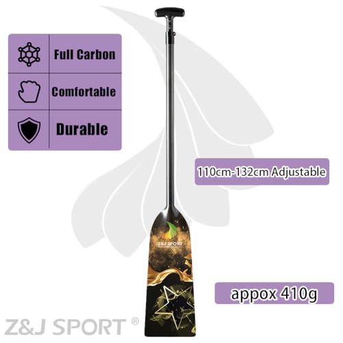 Z&J SPORT Adjustable Dragon Boat Carbon Fiber Paddle