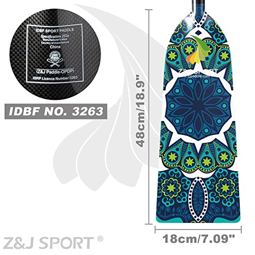 VIP Approved Z&J SPORT Dragon Boat Paddle, Carbon Fiber