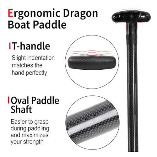 VIP Dragon Boat Paddle: Lightweight, Full Carbon Fiber