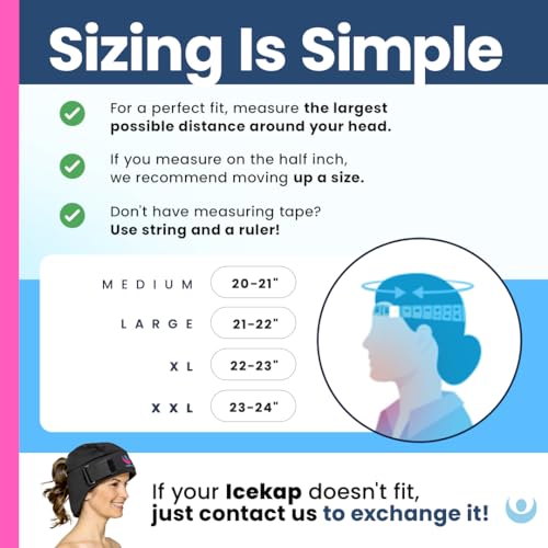 Icekap Extra Strength Cold Cap for Migraine Relief