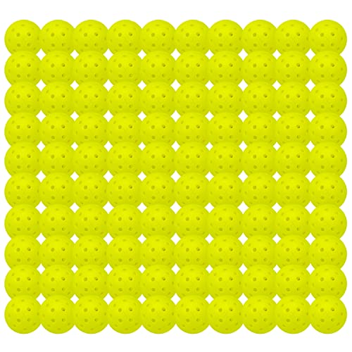 100 Bulk Pack USA Pickleball Balls - Yellow
