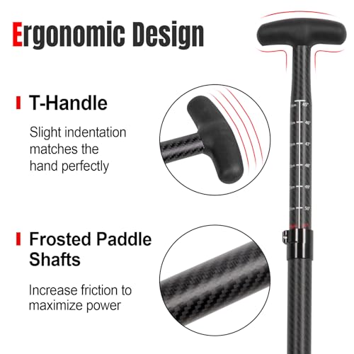 Dragon Boat Paddle: Lightweight, Adjustable Carbon Fiber, IDBF Approved
