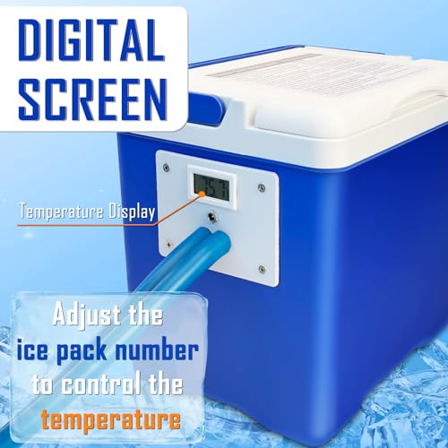 Hiumtree Cold Ice Therapy System, Timer, Knee/Joint Pad