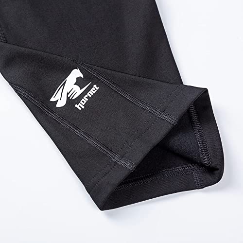 Women's Non-Slip Padded Capri Rowing Pants - Black