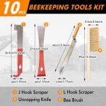 9-Piece Beekeeping Tools Kit for Beginners