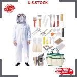 31-Pc Beekeeping Kit with Suit and Smoker
