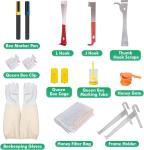 31-Pc Beekeeping Kit with Suit and Smoker