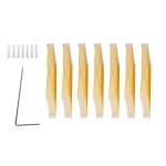 7-Piece Honey Hive Frames Set with Cedarwood House