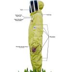 Beekeeper Full Bee Suit with Fence-Style Veil