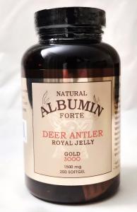 Albumin Gold 3000 with Deer Antlers & Royal Jelly