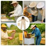 XL Beekeeping Suit with Gloves and Veil Hood