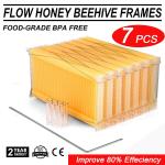 7-Piece Beehive Honey Frame Set with Cedarwood Box