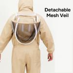 XL Beekeeping Suit with Gloves and Veil Hood