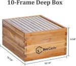 Complete 10-Frame Beeswax Beehive Kit for Beginners