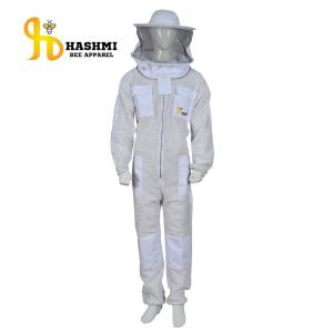 Ventilated Mesh Bee Suit with Round Veil - Large