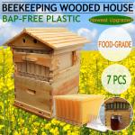 Upgraded Auto Honey Beehive Frames with Cedar Box