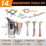 14-Piece Beekeeping Tools Starter Kit