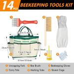 14-Piece Beekeeping Tools Starter Kit