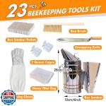 BeeCastle 22-Piece Beekeeping Tools Kit