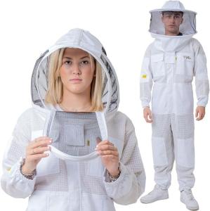 OZ Armour Ventilated Beekeeping Suit with Veil