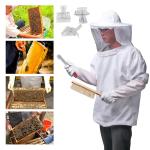 8-Piece Beekeeping Suit and Tool Set