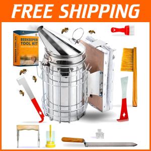 Beekeeping Supplies: Hive Tools and Smoker Set