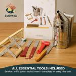 Beekeeping Supplies: Hive Tools and Smoker Set