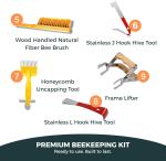 Beekeeping Supplies: Hive Tools and Smoker Set
