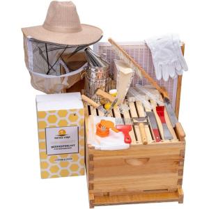 10 Frame Bee Hive Starter Kit with Supplies