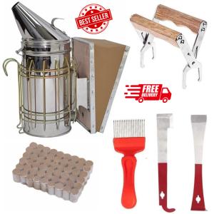 Complete Beekeeping Tools Set with Smoker Kit