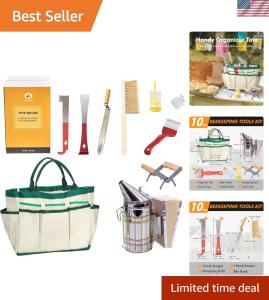 9-Piece Beginner Beekeeping Tools Kit with Tote
