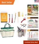 9-Piece Beginner Beekeeping Tools Kit with Tote