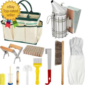 12-Piece Beekeeping Starter Kit Supplies