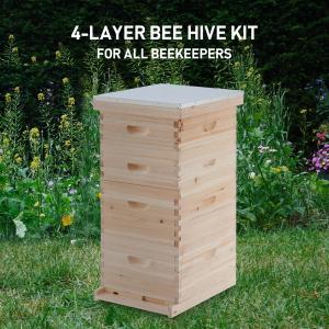 Langstroth Beehive Kit with 40 Wooden Frames