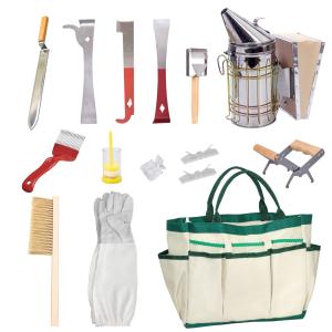 Beekeeping Tools Kit for Beginners with Tote and Gloves