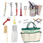 Beekeeping Tools Kit for Beginners with Tote and Gloves