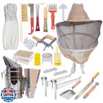 8-Frame Beehive Starter Kit with Wax Frames