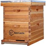 Beeswaxed 10-Frame Beehive Kit with Accessories