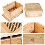 Cedar Beehive Set with 7 Honeycomb Frames