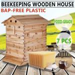 Cedar Beehive Set with 7 Honeycomb Frames