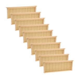 Medium Beehive Frames with Wired Beeswax Foundation