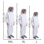 Ventilated Beekeeping Suit with Round Veil