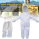 Ventilated Beekeeping Suit with Round Veil