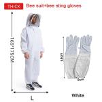 Ventilated Beekeeping Suit with Round Veil