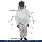 Full Bee Suit with Fence Veil for Adults